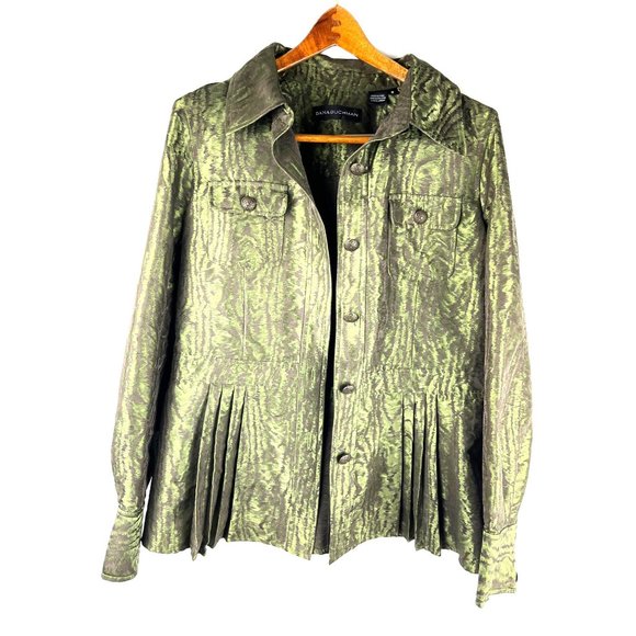 Dana Buchman Shimmer Peplum Jacket, Women's Size 8 - Picture 5 of 16